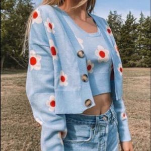 Bailey Rose Cardigan Baby Blue Cardigan